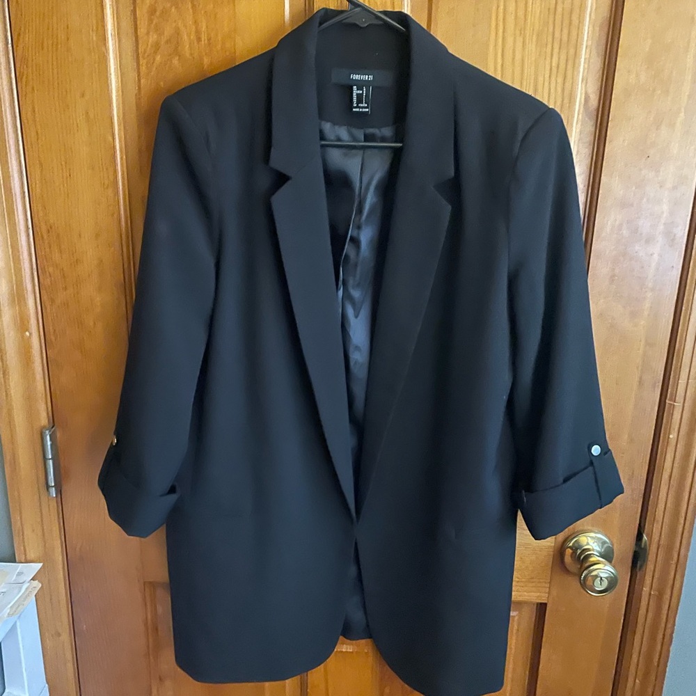 Forever 21 Classic Black Blazer